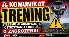 Trening syren alarmowych w powiecie suskim. 15 lipca&hellip;