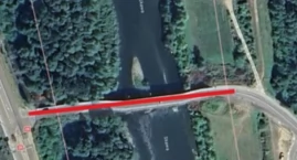 Czasowe zamknięcie mostu w Zembrzycach