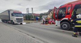 Budzów: Zderzenie samochodu osobowego z ciężarówką. Są poszkodowani (Aktualizacja)