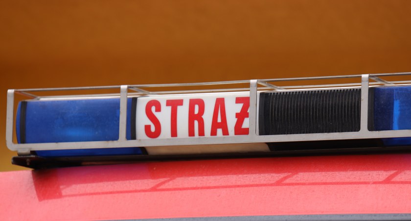 Pożar ciągnika rolniczego w gminie Czyżew 