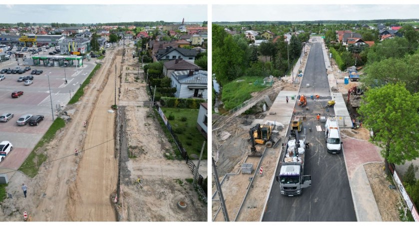 Wysokie Mazowieckie: Postępy prac przy przebudowie ulicy Białostockiej [FOTO + VIDEO]