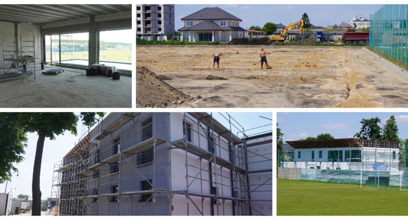 Trwa modernizacja Stadionu Miejskiego w Wysokiem Mazowieckiem [FOTO]