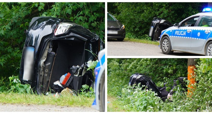 Tragiczny wypadek na trasie Wysokie Mazowieckie - Czyżew. Nie żyje młoda kobieta [FOTO + aktualizacja]