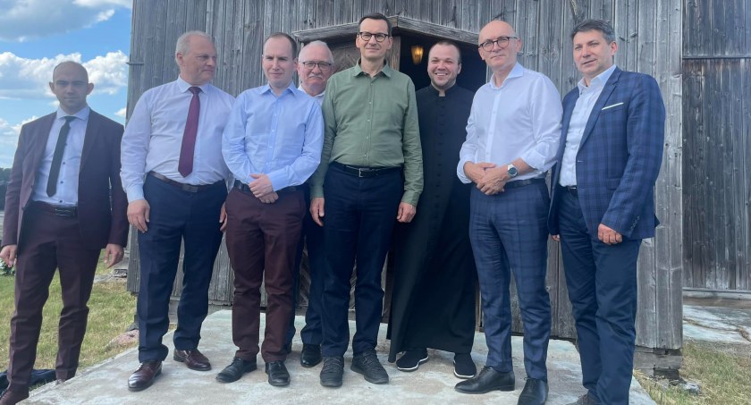 Premier Morawiecki odwiedził Sokoły [foto]