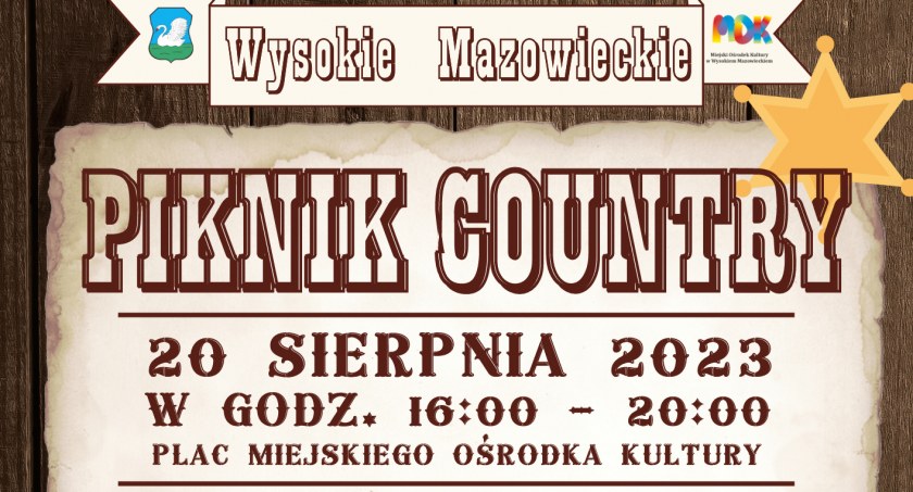 Kowbojski klimat Wysokiego Mazowieckiego. Piknik Country zapewni rozrywkę jak z Dzikiego Zachodu