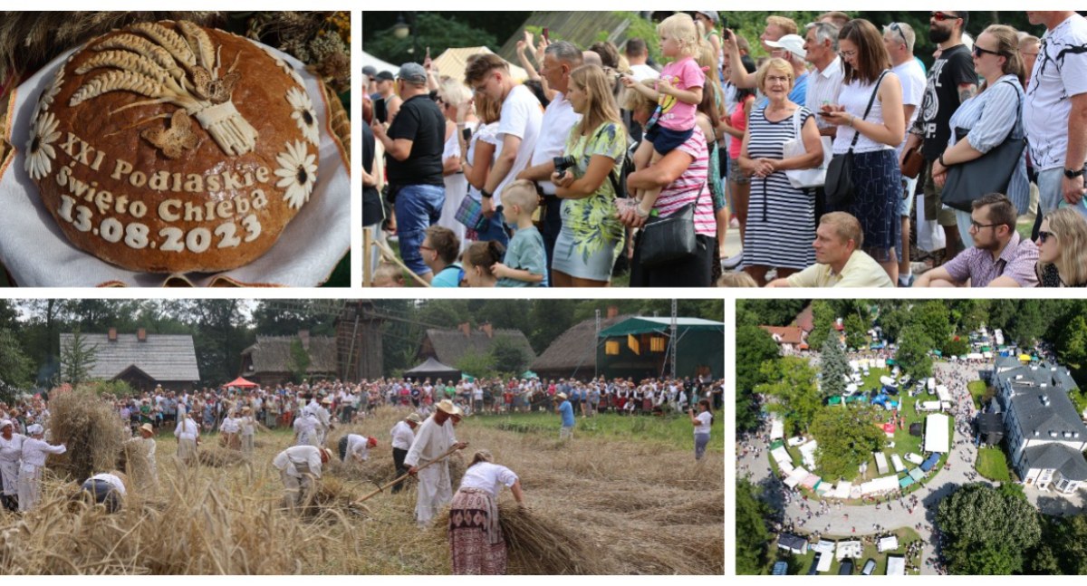 Tłumy turystów w Ciechanowcu. Trwa XXI Podlaskie Święto Chleba 2023 [FOTO cz. I]