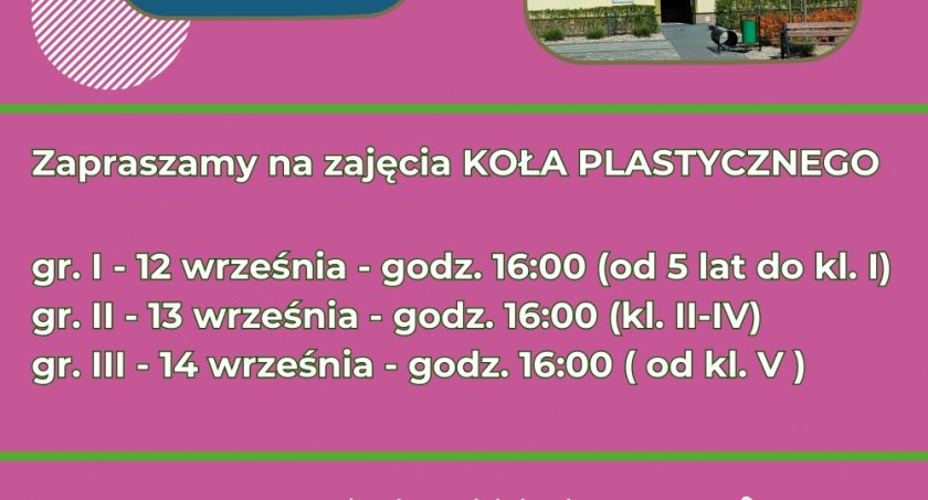Zapraszamy na zajęcia plastyczne do GOK w Szepietowie