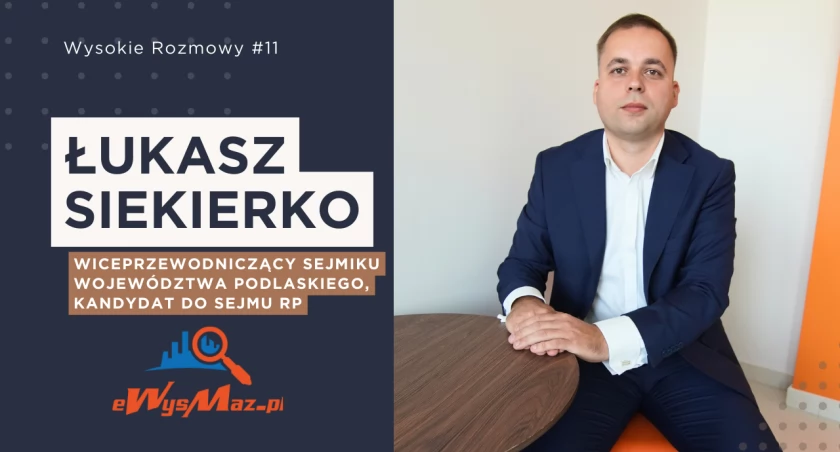 O pracy w sejmiku, trasie do Białegostoku i nadchodzących wyborach parlamentarnych - Wysokie Rozmowy #11 z Łukaszem Siekierko [VIDEO]