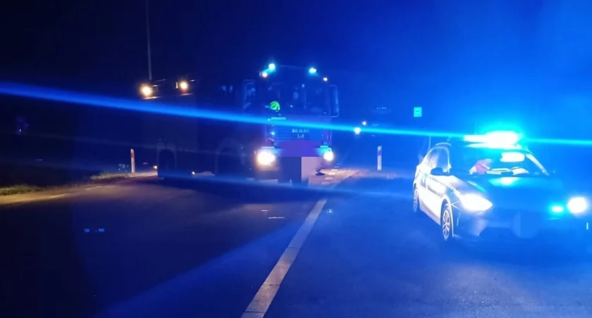 Śmiertelne potrącenie pieszego w gminie Ciechanowiec