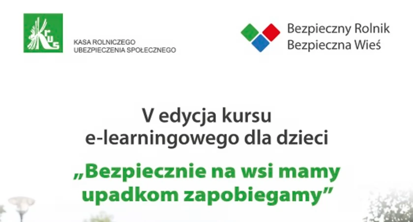Kurs e-learningowy dla dzieci rolników pt. 