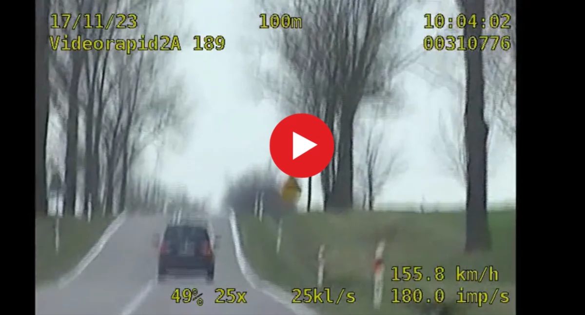 Pędził ponad 180 km/h krajówką. Mieszkaniec powiatu surowo ukarany [VIDEO]