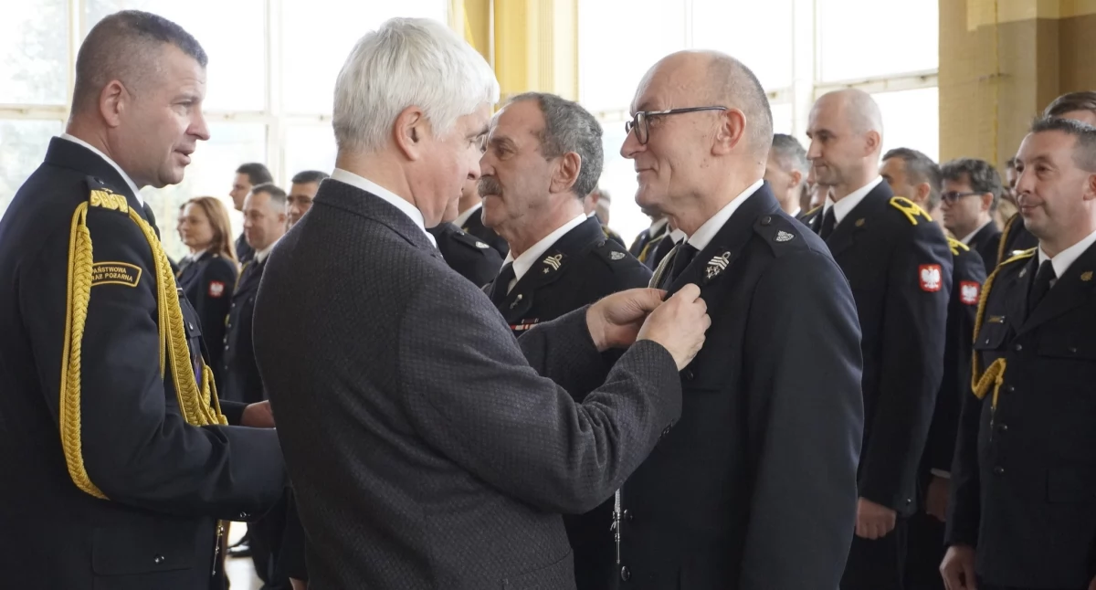 Starosta Bogdan Zieliński odznaczony Krzyżem św. Floriana [foto]