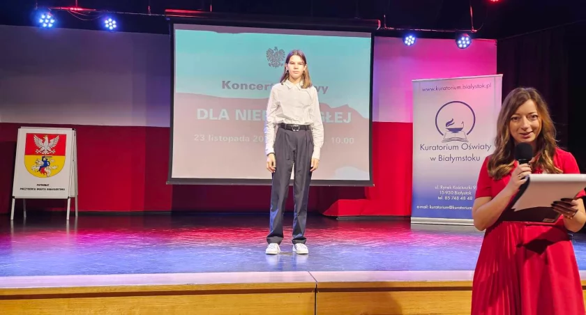 Alicja Stańczuk z SP w Czyżewie z wyróżnieniem podczas wojewódzkiego konkursu recytatorskiego 