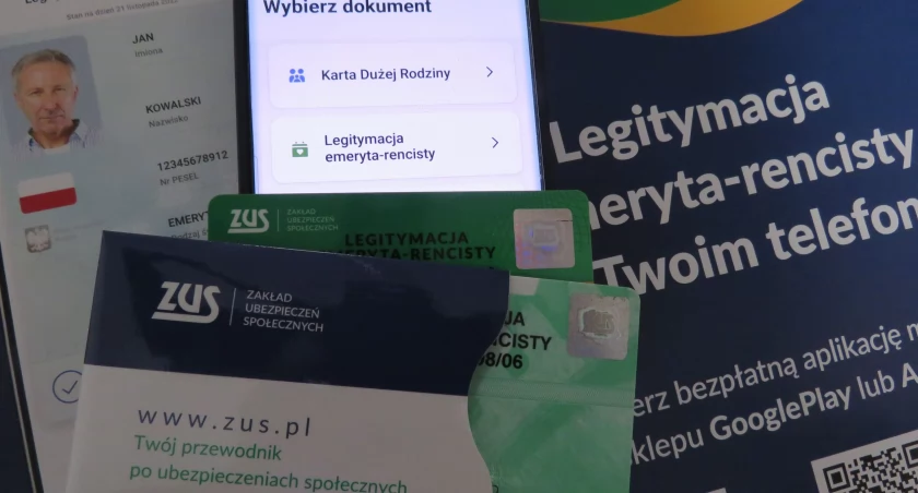 Legitymacja emeryta i rencisty w telefonie