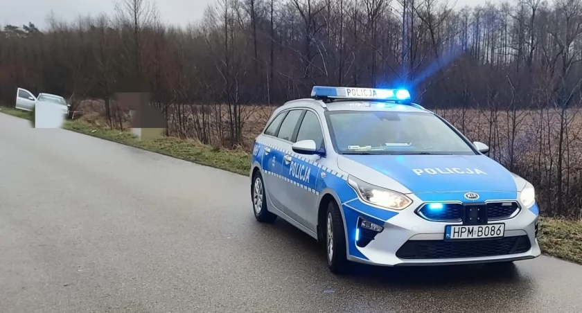 Sokoły: 22-latek potrącił rowerzystę [FOTO]