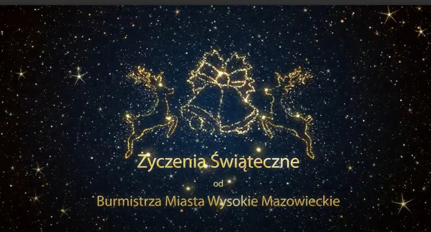 Boże Narodzenie 2023. Życzenia świąteczne od Burmistrza Miasta Wysokie Mazowieckie [VIDEO]