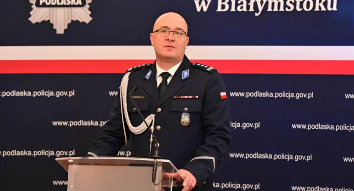 Insp. Kamil Borkowski nowym Komendantem Wojewódzkim Policji w Białymstoku