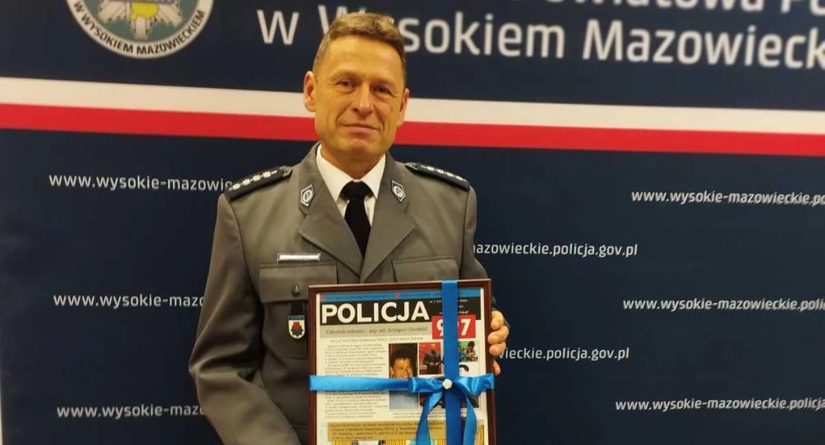 Naczelnik Wydziału Prewencji asp. sztab. Grzegorz Grosfeld odszedł na emeryturę