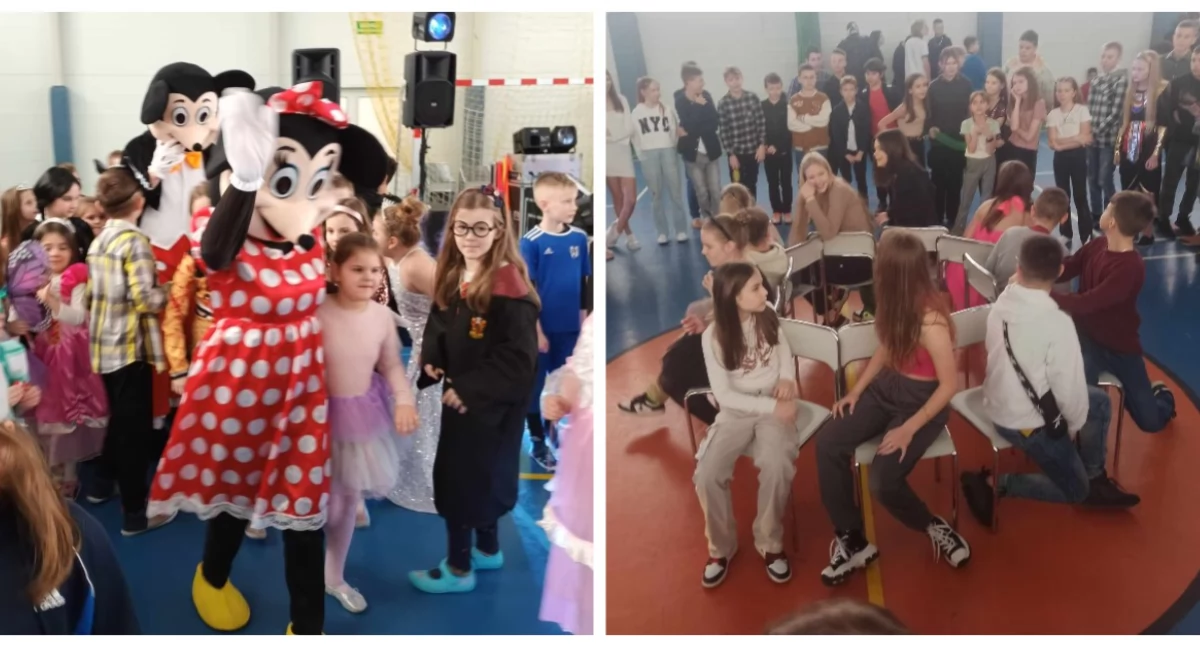 Bajkowa zabawa w Szkole Podstawowej Nr 1 w Wysokiem Mazowieckiem [foto]