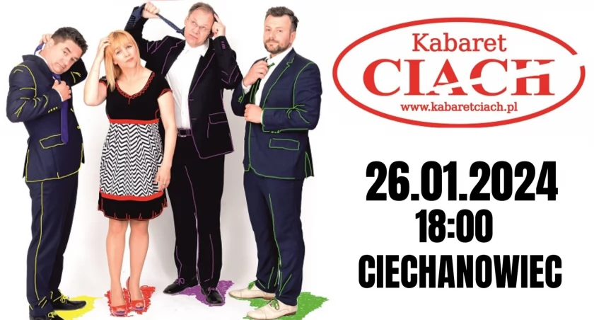 Kabaret Ciach odwiedzi Ciechanowiec! Do wygrania darmowe wejściówki [KONKURS + wyniki]