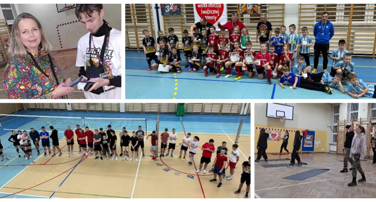 Sportowy czwartek na rzecz WOŚP w Szepietowie [foto]