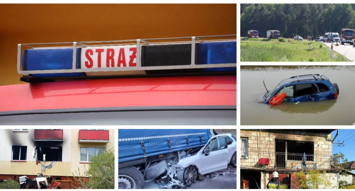 Najpoważniejsze zdarzenia w powiecie. Strażacy podsumowali 2023 rok