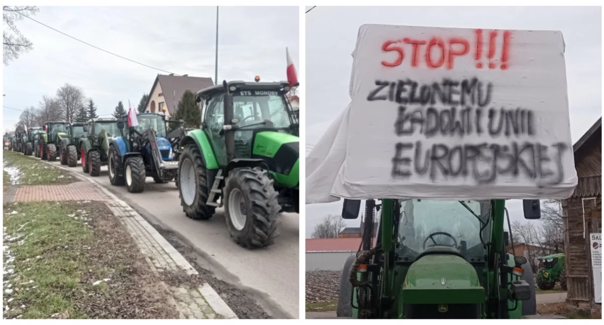 Rolnicy nie odpuszczają. Dziś kolejne blokady dróg w Podlaskiem [aktualizacja]