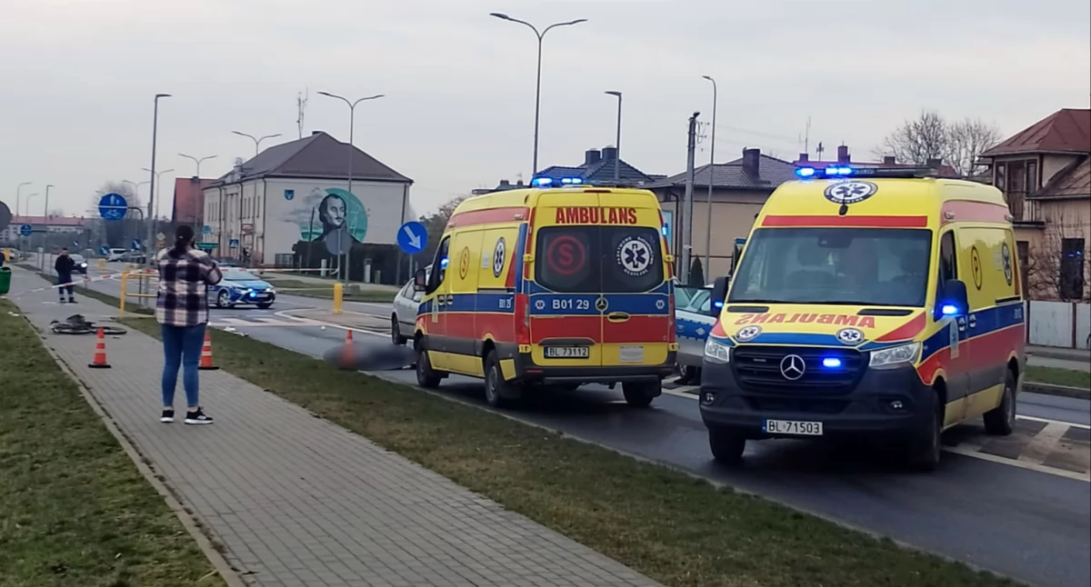 Szepietowo: Śmiertelne potrącenie rowerzystki [foto]