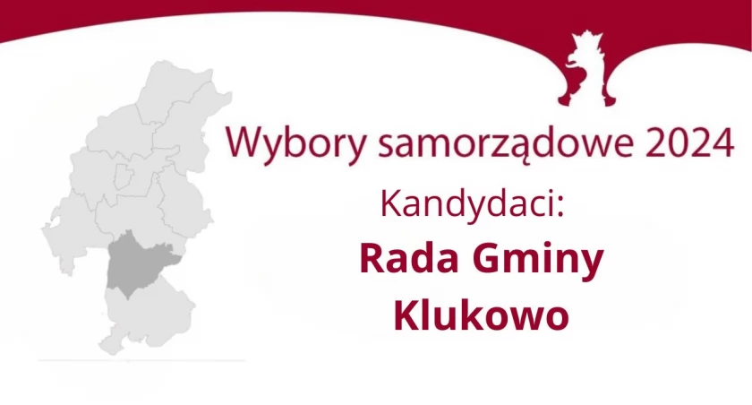 Wybory samorządowe 2024: lista kandydatów do Rady Gminy Klukowo
