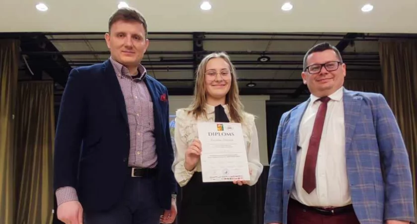 Uczennica SSM w Wysokiem Mazowieckiem na podium międzynarodowego konkursu [foto]