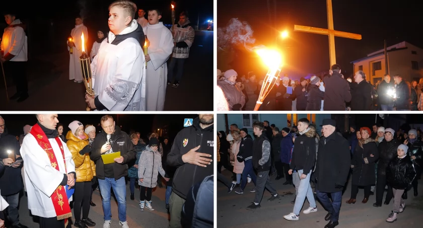 Procesja Drogi Krzyżowej przeszła ulicami Czyżewa [FOTO + VIDEO]