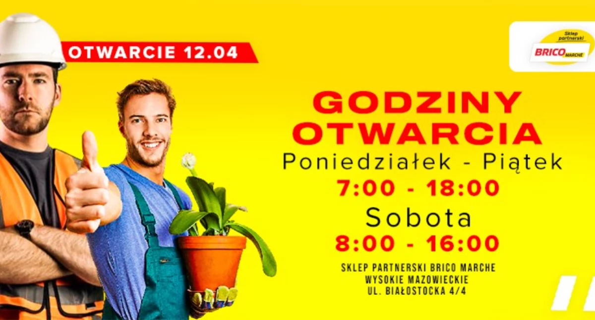 Już jutro wielkie otwarcie Bricomarche. Czeka wiele promocji!