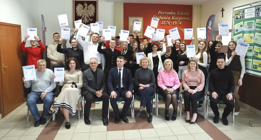 W ZSR w Krzyżewie podsumowano wyjazd młodzieży w ramach programu ERASMUS+ [foto]