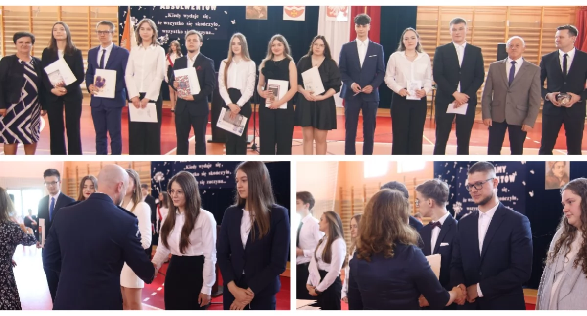 Maturzyści oficjalnie pożegnali mury LO im. Króla Kazimierza Jagiellończyka w Wysokiem Mazowieckiem [FOTO]
