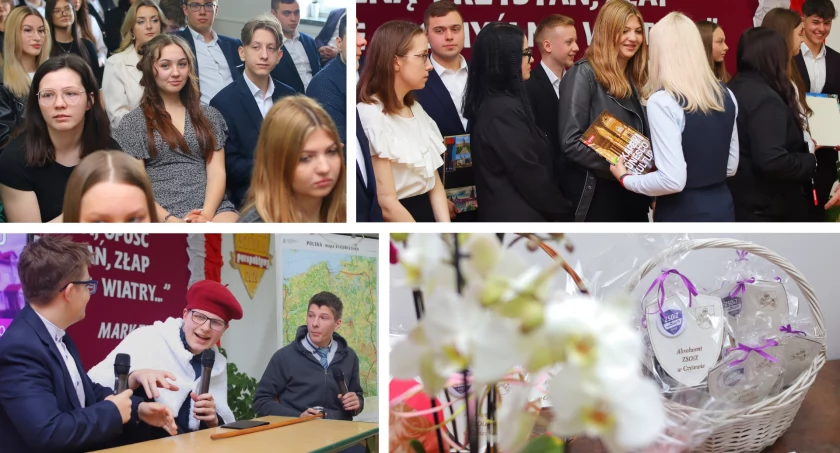 Tegoroczni abiturienci ZSOiZ w Czyżewie uroczyście pożegnali szkolne mury [FOTO]