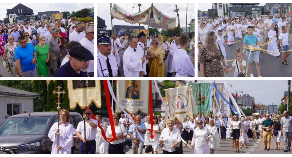 Boże Ciało 2024. Uroczysta procesja w Wysokiem Mazowieckiem [FOTO + VIDEO]