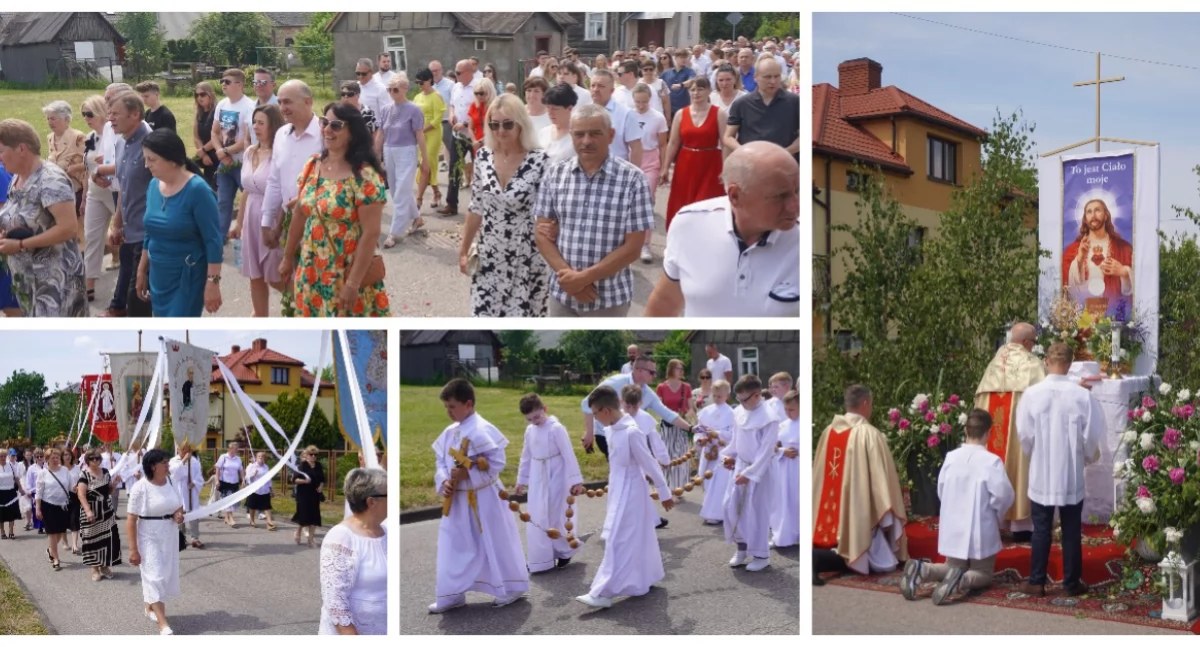 Boże Ciało 2024. Wierni przeszli w procesji ulicami Szepietowa [FOTO + VIDEO]