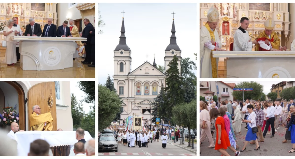 Wysokie Mazowieckie: Poświęcenie ołtarza w kościele św. Jana Chrzciciela i błogosławieństwo kościoła pw. Narodzenia NMP [FOTO + VIDEO]