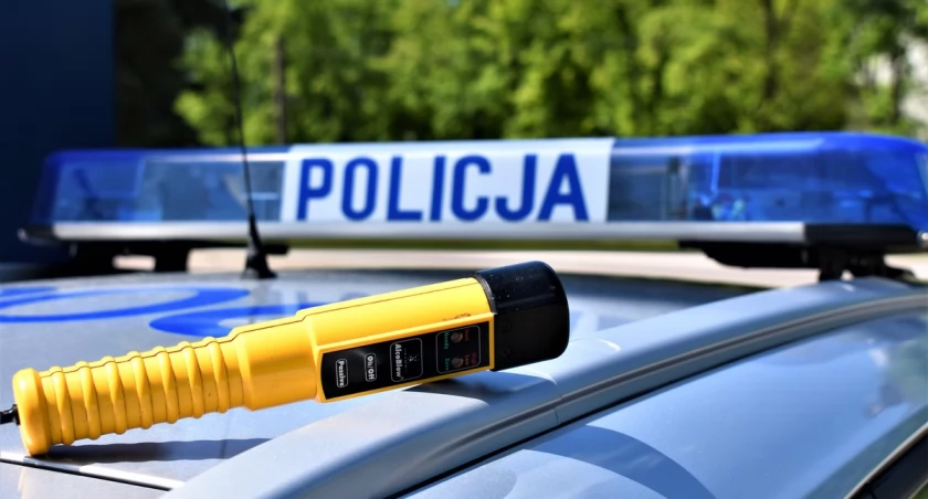 Motocyklista z promilami wpadł w Wysokiem Mazowieckiem