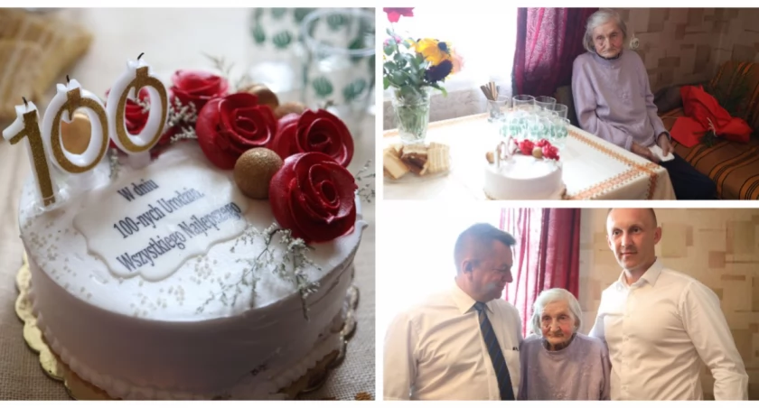 Sto lat minęło: Pani Kazimiera Wnorowska z Gminy Kulesze Kościelne świętuje swoje 100. urodziny [FOTO + VIDEO]