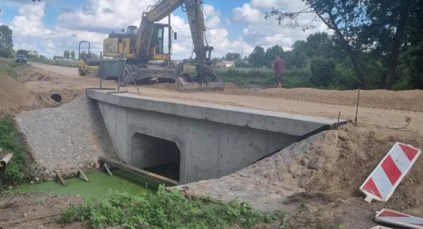 Gmina Klukowo: Trwa przebudowa drogi w miejscowości Gródek