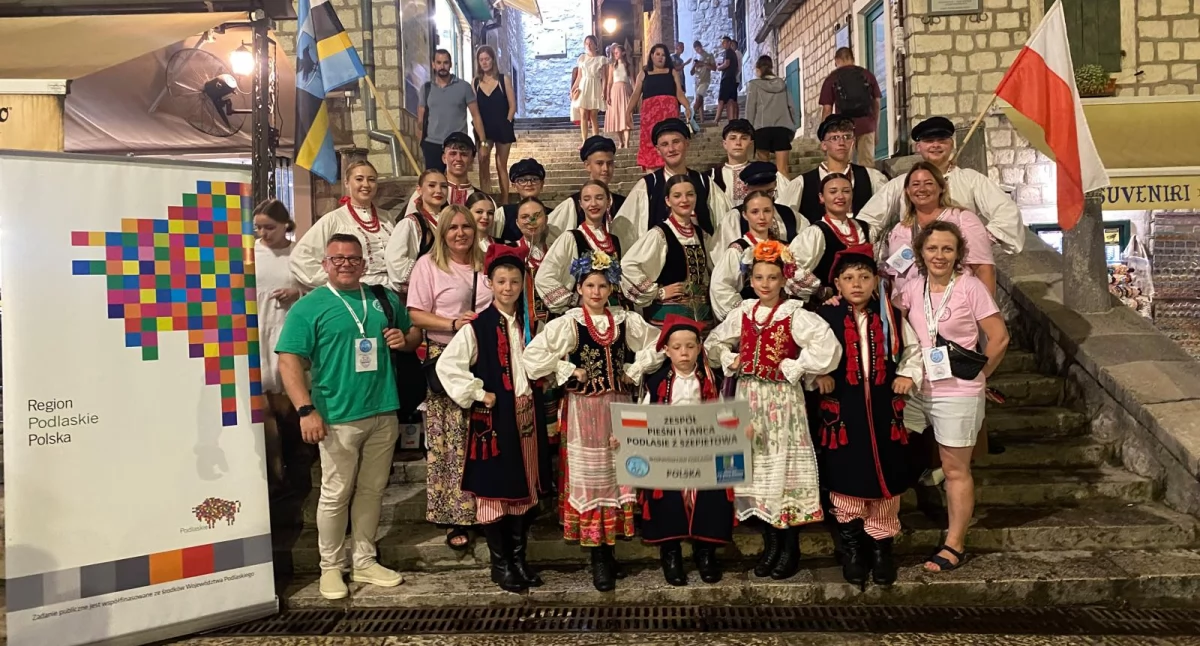 ZPiT Podlasie GOK w Szepietowie wystąpił na międzynarodowym festiwalu w Czarnogórze [foto]