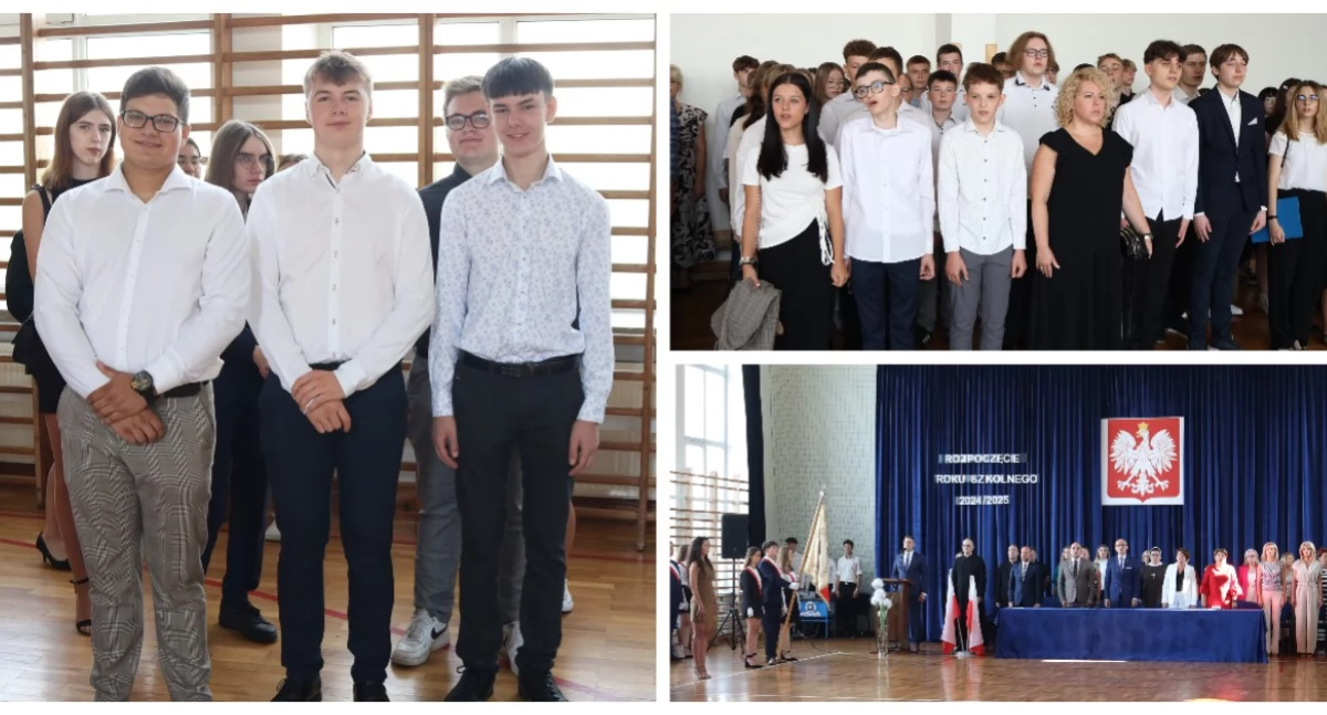 Uczniowie ZSZ im. St. Staszica w Wysokiem Mazowieckiem rozpoczęli nowy rok szkolny [FOTO]