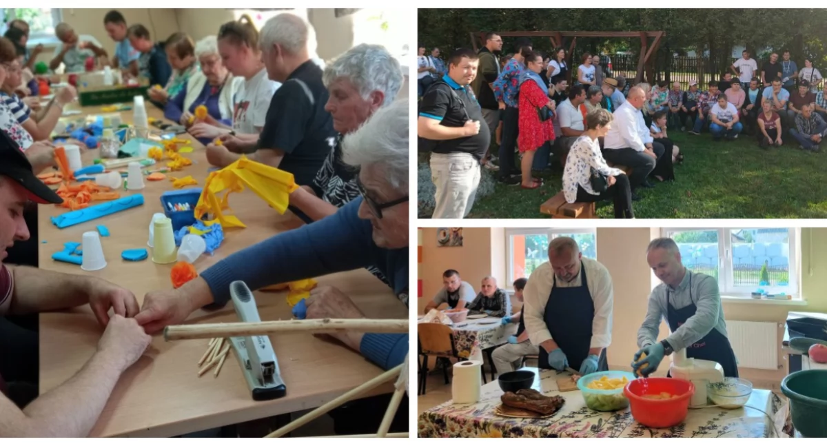 Potańcówka i wspólne gotowanie w stylu EtnoPolska w ŚDS w Wylinach Rusi [foto]