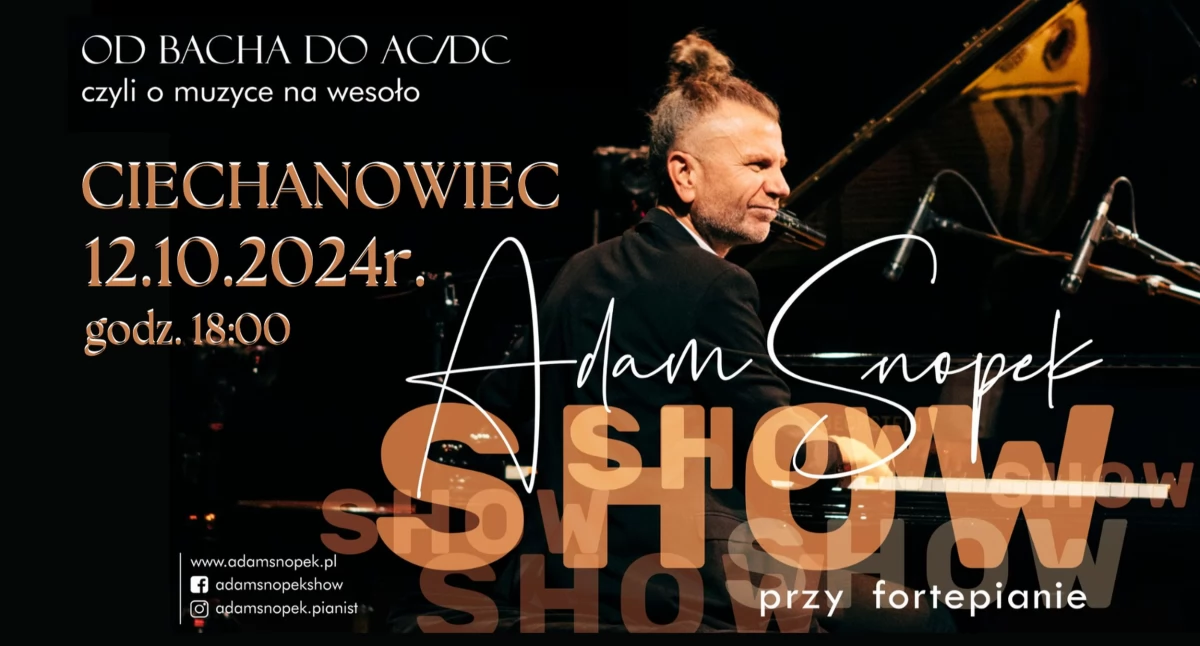 Już w sobotę Adam Snopek wystąpi w Ciechanowcu [WYNIKI KONKURSU]