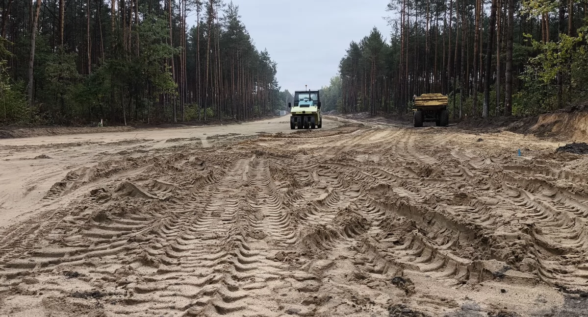 Trwa budowa obwodnicy Ciechanowca [FOTO]