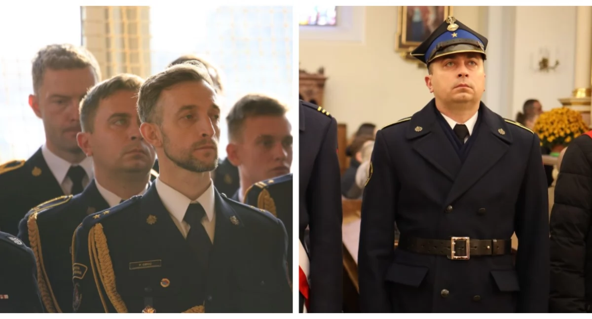 Uroczysta zbiórka z okazji Narodowego Święta Niepodległości. Awans dla wysokomazowieckiego strażaka [foto]