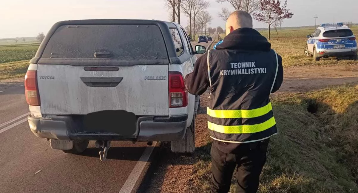 Policja poszukuje świadków śmiertelnego potrącenia rowerzysty na DK66