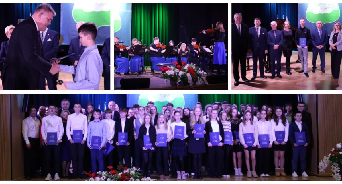 Prawie 90 uczniów otrzymało stypendia Burmistrza Miasta Wysokie Mazowieckie [FOTO]