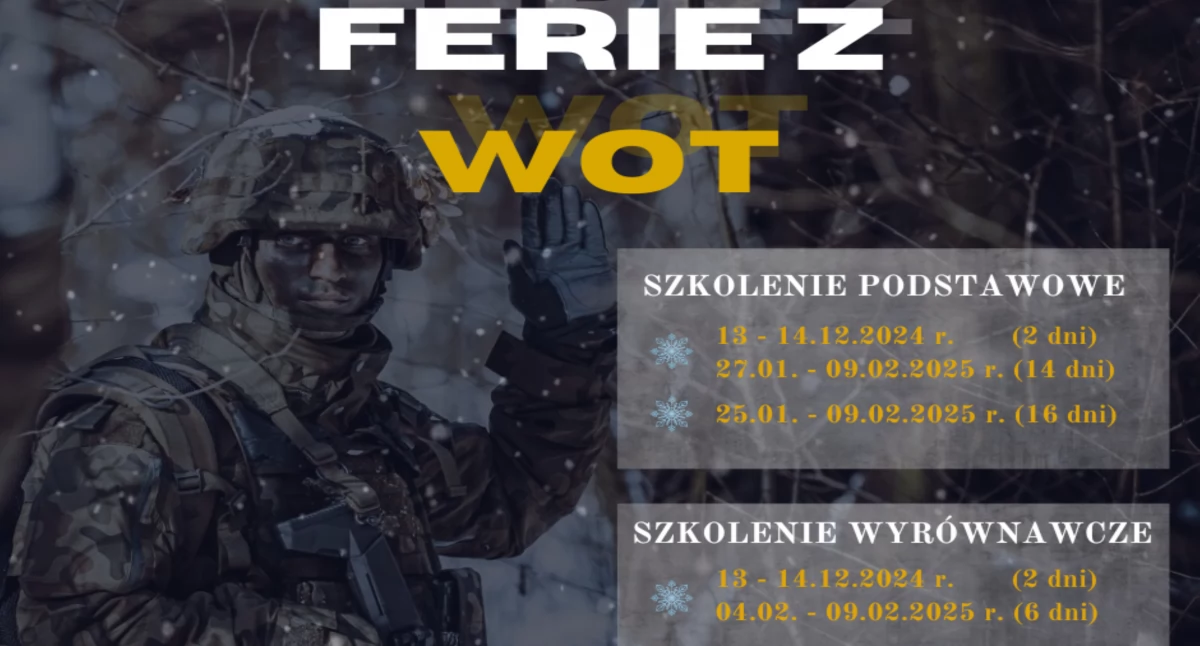 WCR w Bielsku Podlaskim zaprasza na ferie z WOT